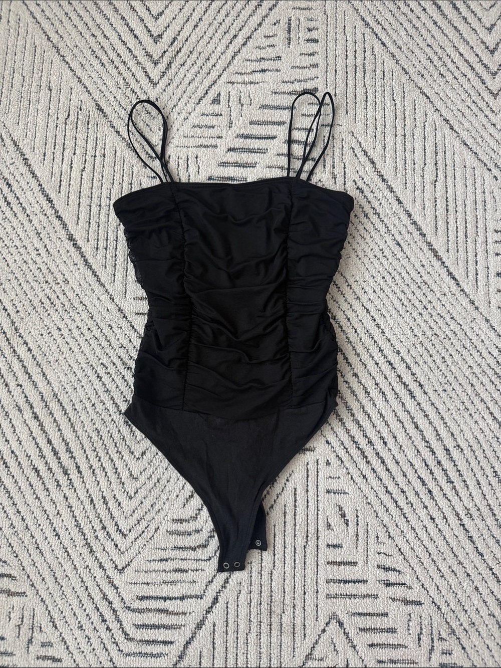 A&F Ruched One-Piece Bodysuit